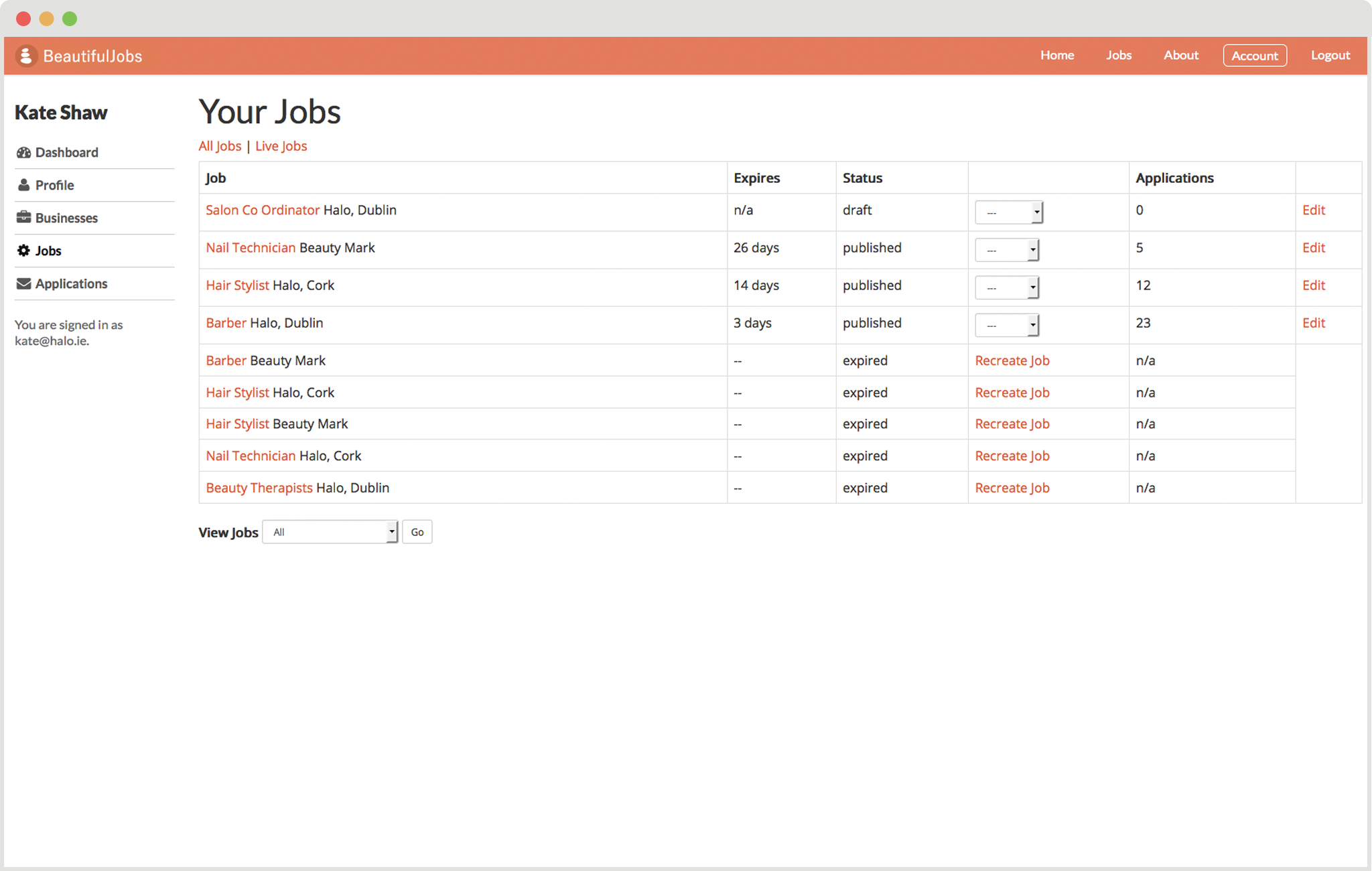 Beautifuljobs Beauty Jobs In Ireland